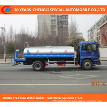 10000L 4 * 2 Foton Wassertankwagen Wasser Sprinkler LKW